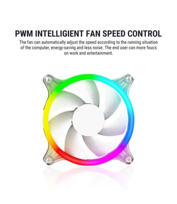 Ant Esports ICE Chroma ARGB 240mm White CPU Liquid Cooler