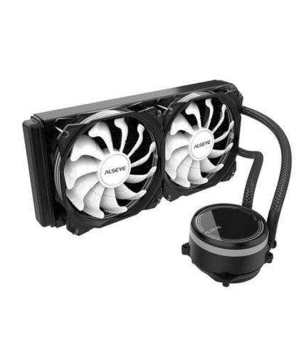 Alseye M240B ARGB 240mm CPU Liquid Cooler (Black)