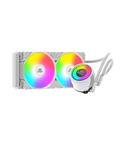 Ant Esports ICE-240 ARGB CPU Liquid Cooler (White)