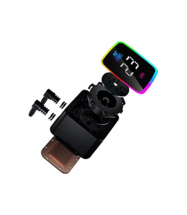 Ant Esports ICE-Flow 360 ARGB 360mm CPU Liquid Cooler (Black)
