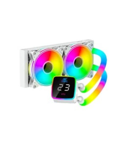 Ant Esports ICE-Glow 240 ARGB 240mm CPU Liquid Cooler (White)