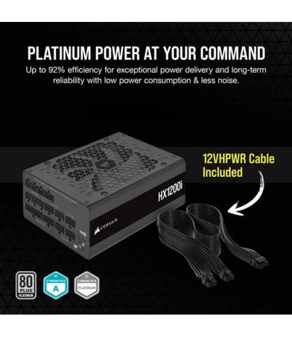 Corsair HX1200i 1200 Watt ATX 3.0 80 Plus Platinum SMPS
