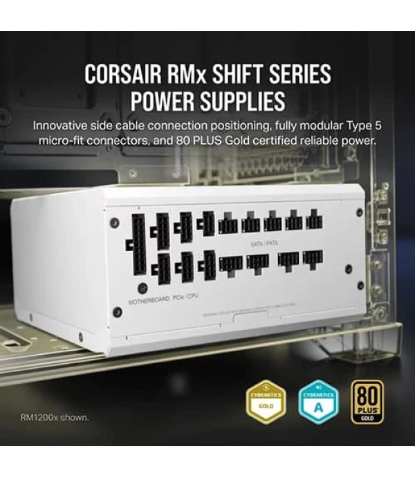 Corsair RM750x Shift Gold ATX 3.1 Fully Modular White SMPS