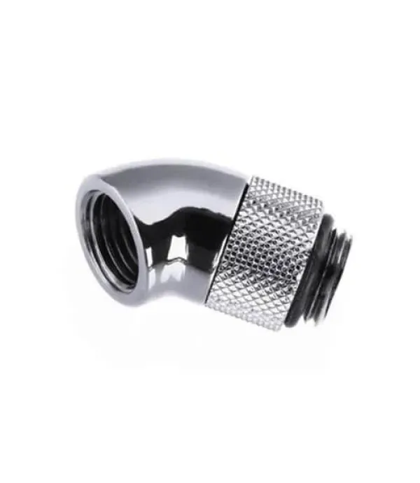 Bykski 45° Rotary Elbow Fitting Male to Female - Silver (B-RD45-X-SNB)