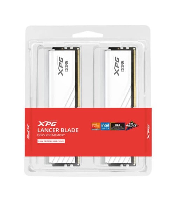 Adata XPG Lancer Blade RGB White 32GB (16GBx2) 6000MHz CL48 DDR5 RAM