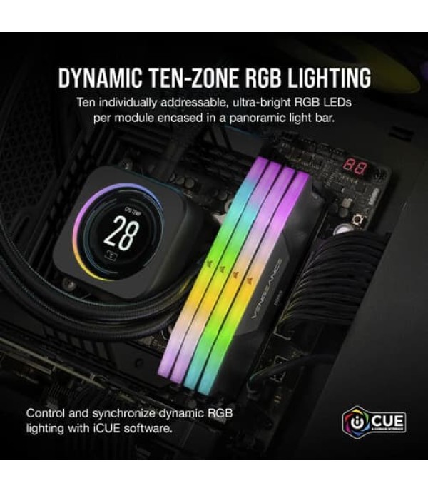 Corsair Vengeance RGB 32GB (16GBx2) 6000MHz CL30 DDR5 RAM
