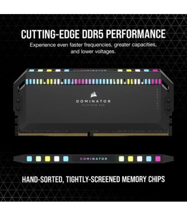 Corsair Dominator Platinum RGB 64GB (32GB x 2) 6000MHz DDR5 RAM