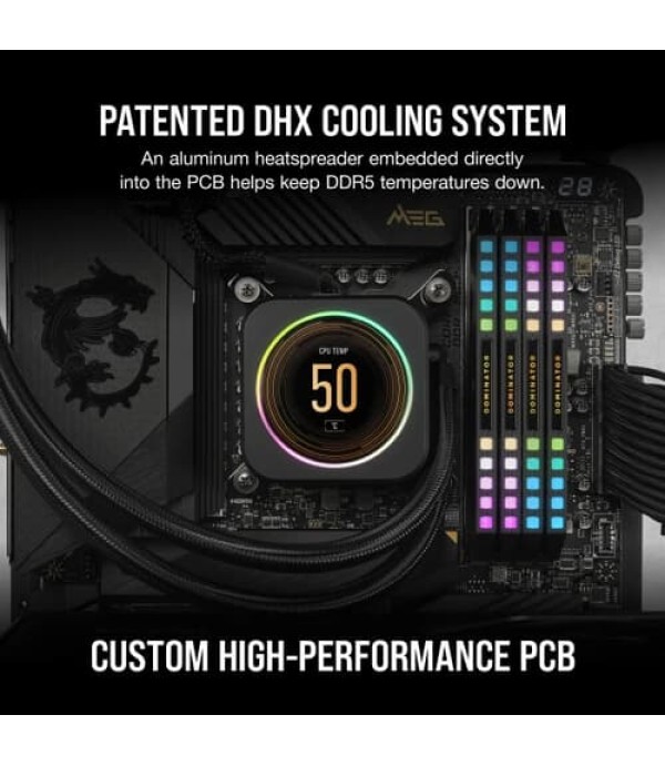 Corsair Dominator Platinum RGB 64GB (32GB x 2) 6000MHz DDR5 RAM