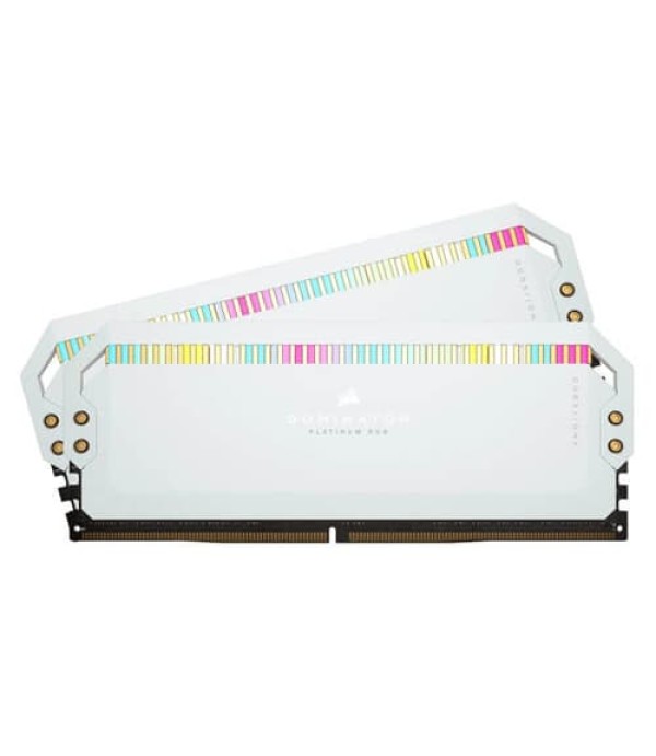 Corsair Dominator Platinum RGB 32GB (16GBx2) DDR5 6200MHz Desktop RAM (White)
