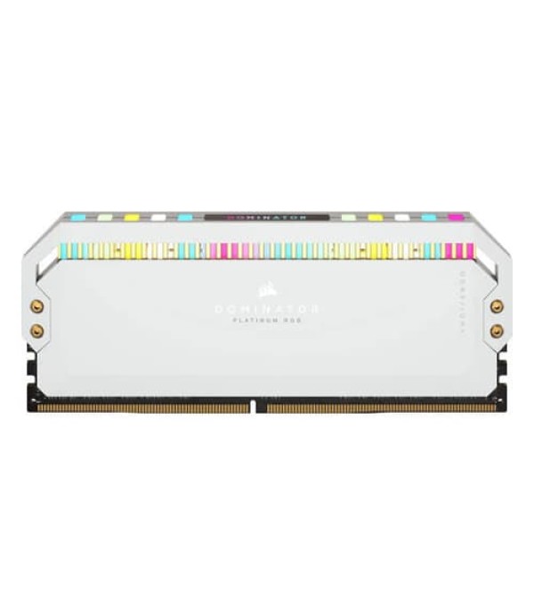 Corsair Dominator Platinum RGB 32GB (16GBx2) DDR5 6200MHz Desktop RAM (White)