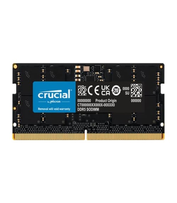 Crucial 16GB (16GBx1) DDR5 4800MHz Laptop RAM