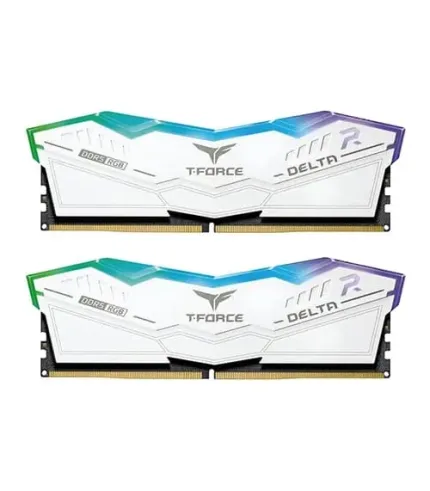 TeamGroup T- Force Delta RGB White 64GB (32GBx2) 6400MHz CL40 DDR5 RAM