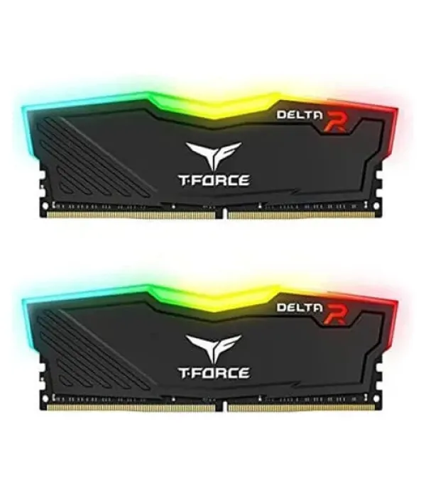 TeamGroup T-Force Delta RGB 16GB (8GBx2) DDR4 3200MHz Desktop RAM (Black)