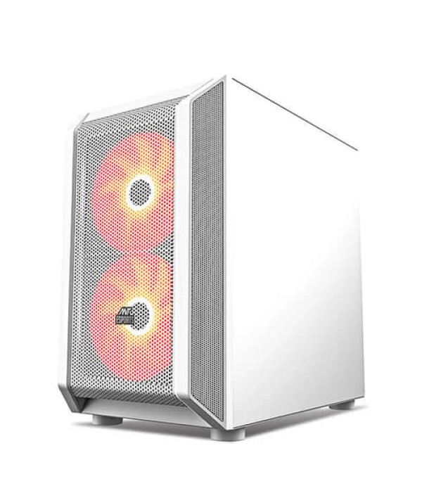 Ant Esports 200 Air Mini Mesh (M-ATX) Mini Tower Cabinet (White)