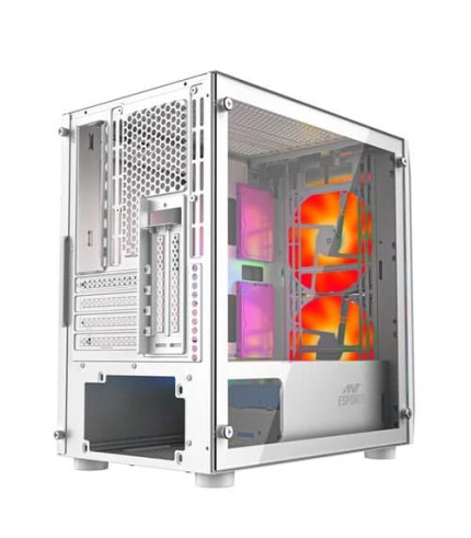 Ant Esports 200 Air Mini Mesh (M-ATX) Mini Tower Cabinet (White)