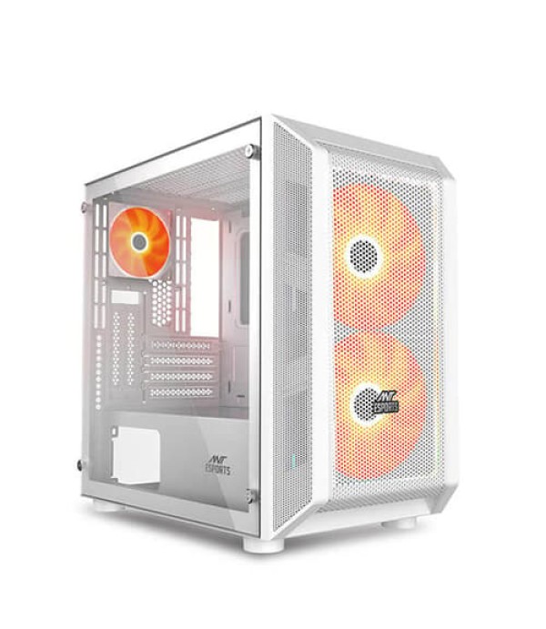 Ant Esports 200 Air Mini Mesh (M-ATX) Mini Tower Cabinet (White)
