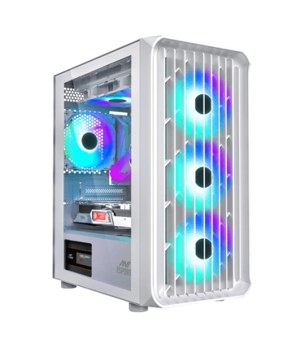 Ant Esports 205 Air ARGB (ATX) Mid Tower Cabinet (White)