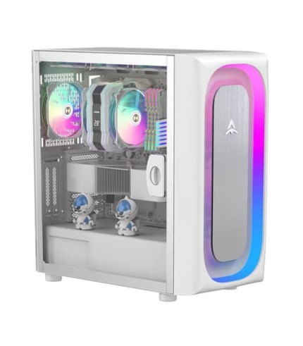 Alseye Ai Pro ARGB Mesh (E-ATX) Mid Tower Cabinet (White)