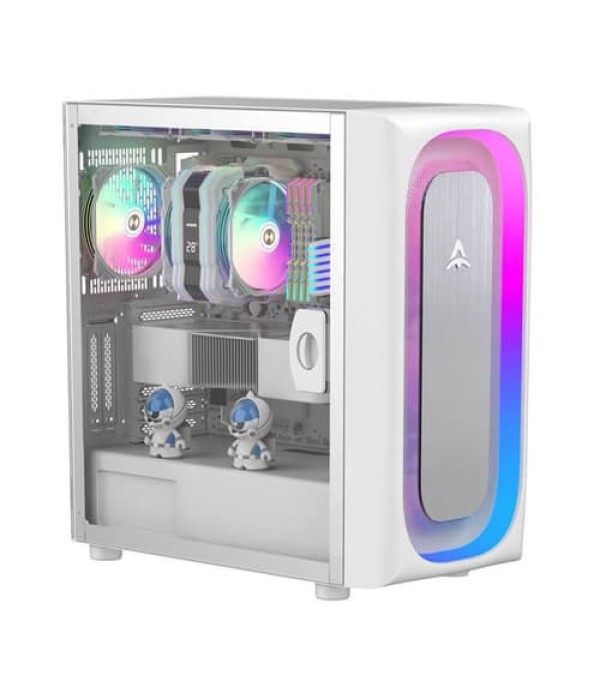 Alseye Ai Pro ARGB Mesh (E-ATX) Mid Tower Cabinet (White)