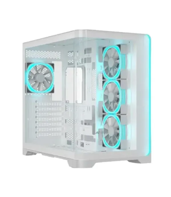 Ant Esports Crystal ARC ARGB White ATX Mid Tower Case
