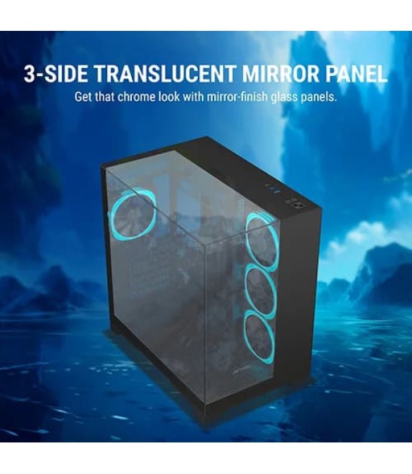 Ant Esports 211 Air ARGB (ATX) Mid Tower Cabinet (Black)