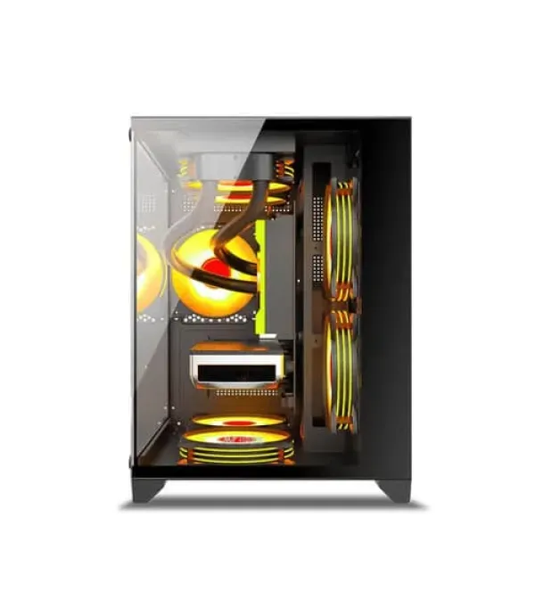 Ant Esports Crystal Z2 ARGB (M-ATX) Mid Tower Cabinet (Black)