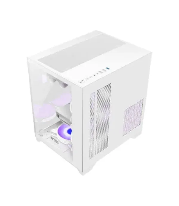 Ant Esports Crystal Z2 ARGB (M-ATX) Mid-Tower Cabinet (White)