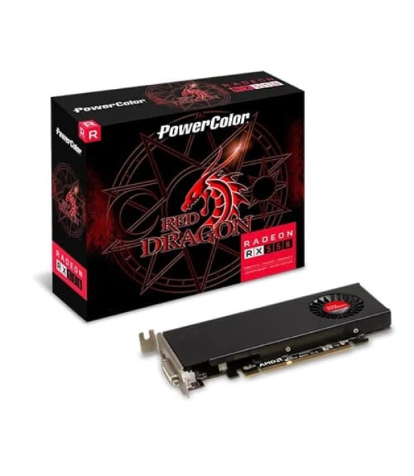 PowerColor RX 550 Red Dragon 2GB GDDR5 Low Profile Graphics Card