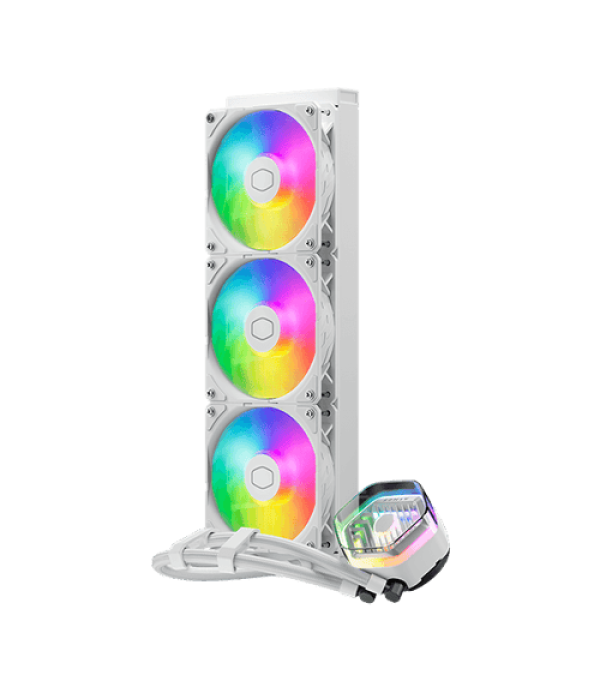 COOLER MASTER MasterLiquid 360 Core II ARGB White CPU Liquid Cooler