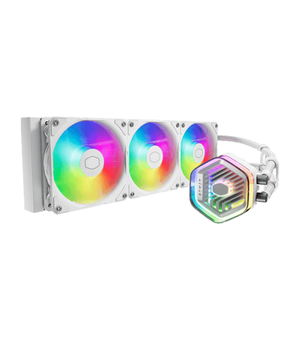 COOLER MASTER MasterLiquid 360 Core II ARGB White CPU Liquid Cooler