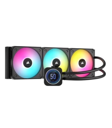 Corsair iCUE H170i Elite LCD XT Display 420mm CPU Liquid Cooler (Black)