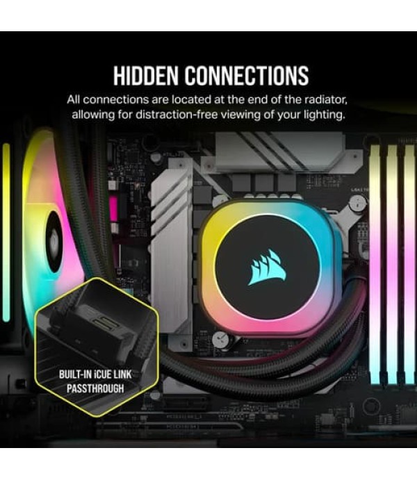 Corsair iCUE LINK H150i RGB Black 360mm CPU Liquid Cooler