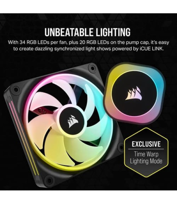 Corsair iCUE LINK H150i RGB Black 360mm CPU Liquid Cooler