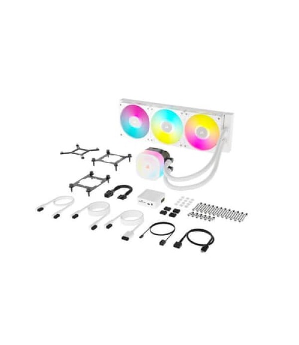 Corsair iCUE Link Titan 360 RX RGB 360mm CPU Liquid Cooler (White)