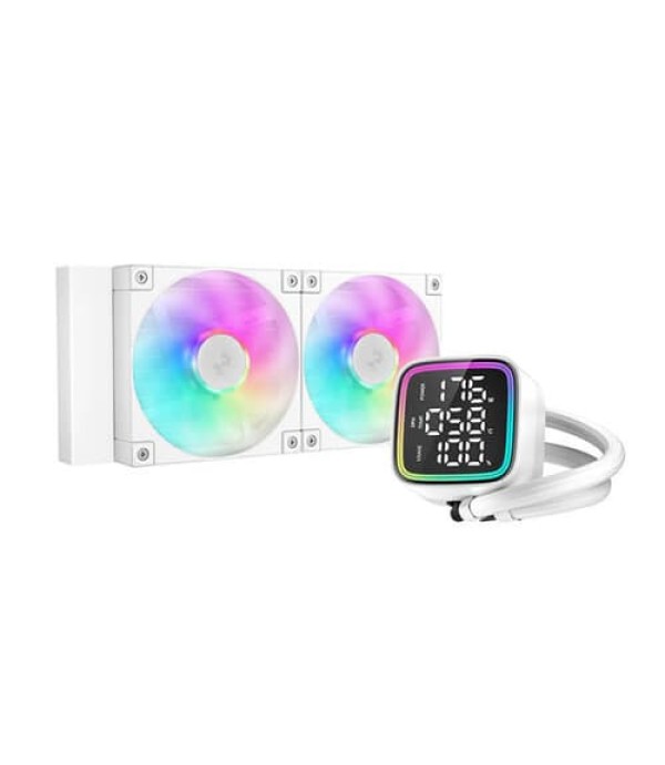 Deepcool LE240 V2 ARGB 240mm White CPU Liquid Cooler