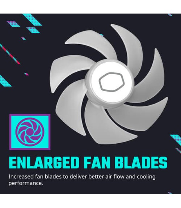 Cooler Master Hyper 212 Halo ARGB White CPU Air Cooler