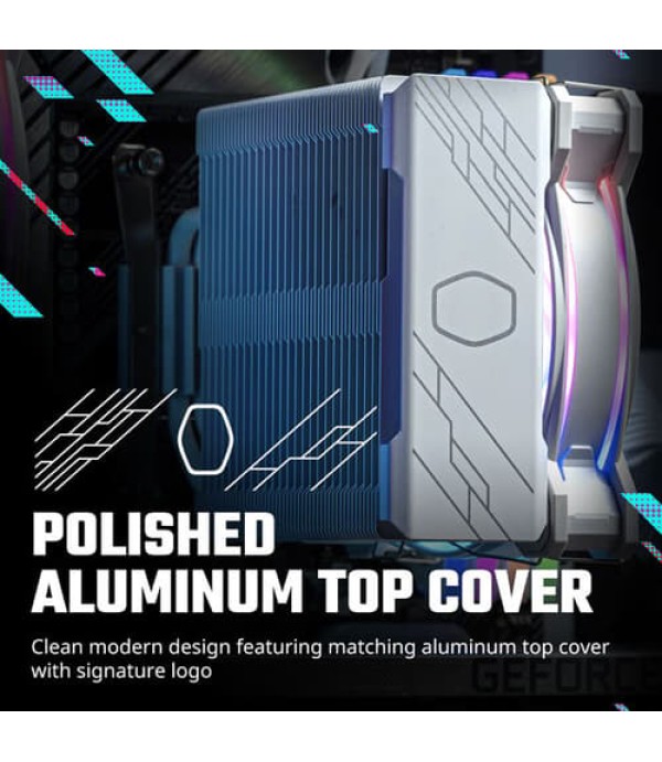 Cooler Master Hyper 212 Halo ARGB White CPU Air Cooler