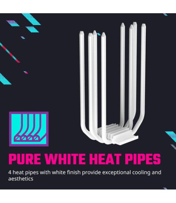 Cooler Master Hyper 212 Halo ARGB White CPU Air Cooler