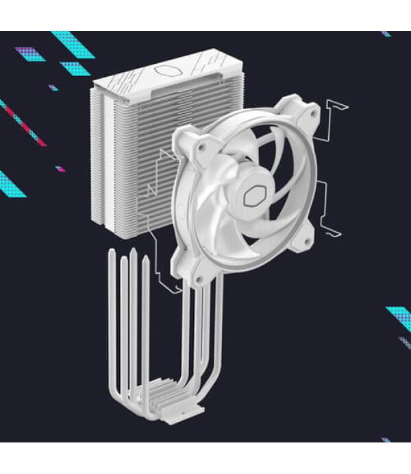 Cooler Master Hyper 212 Halo ARGB White CPU Air Cooler