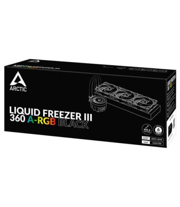 Arctic Liquid Freezer III 360 ARGB CPU Liquid Cooler (Black)