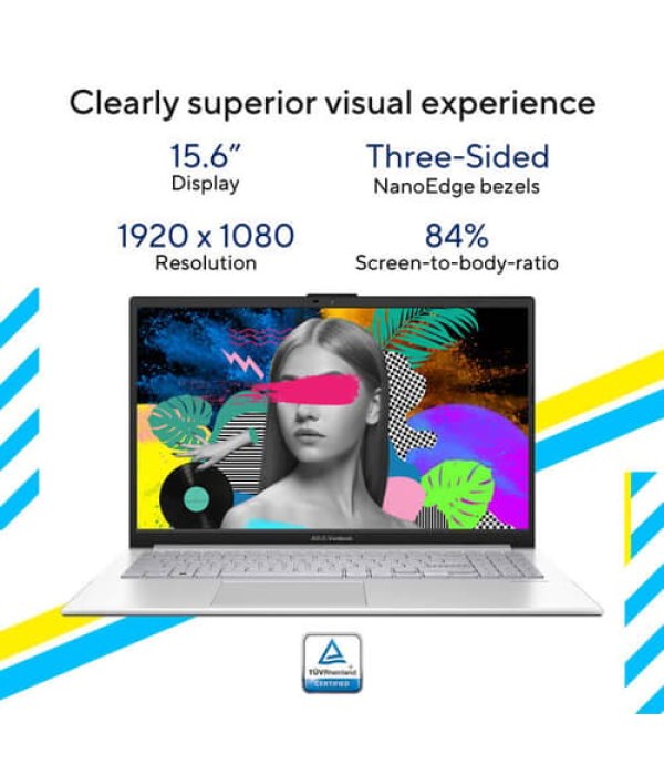 Asus Vivobook Go 15 E1504GA-NJ321WS Laptop (Silver)
