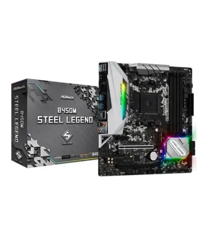 ASRock B450M Steel Legend Motherboard